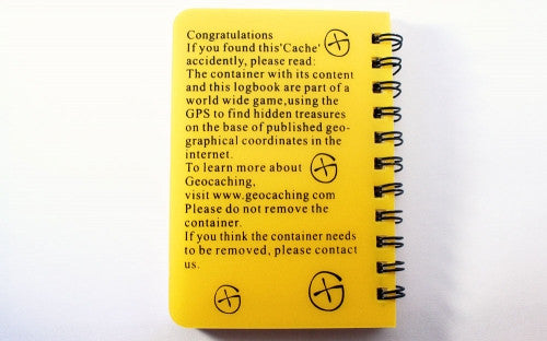 Logbook Medium Geocaching - A7 size
