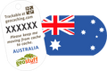 Australian, State and Territory Flag Travel Tags