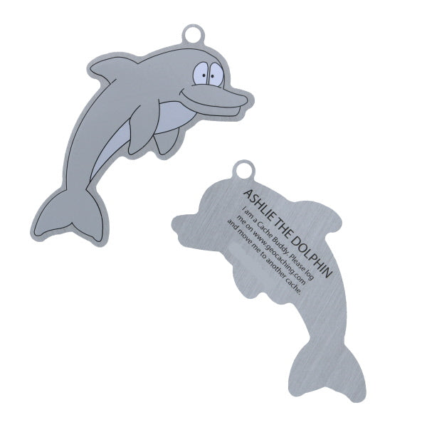 Ashlie the Dolphin Trackable Tag