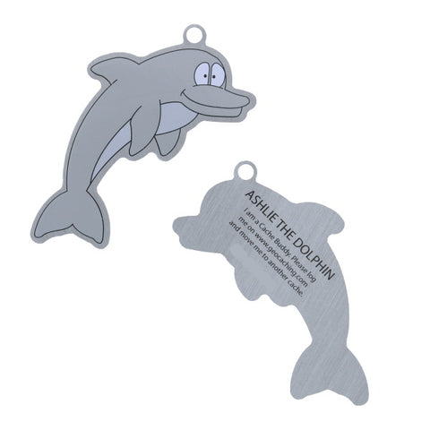 Ashlie the Dolphin Trackable Tag