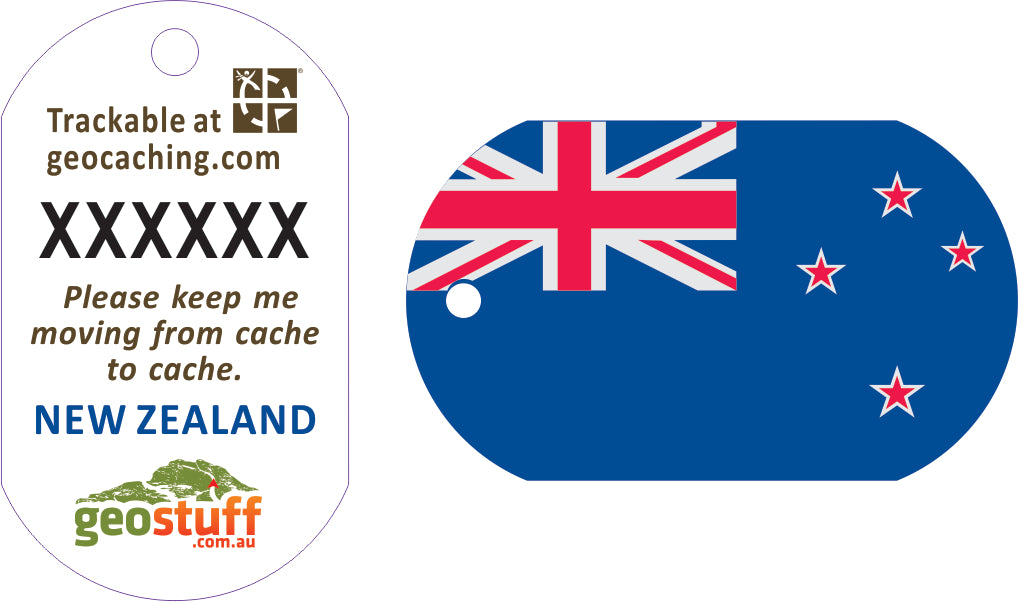 New Zealand Flag Travel Tag