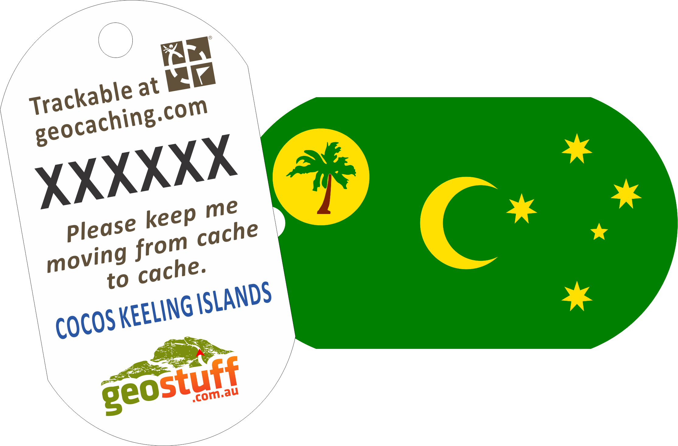 Australian, State and Territory Flag Travel Tags