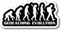 Sticker Geocaching Evolution