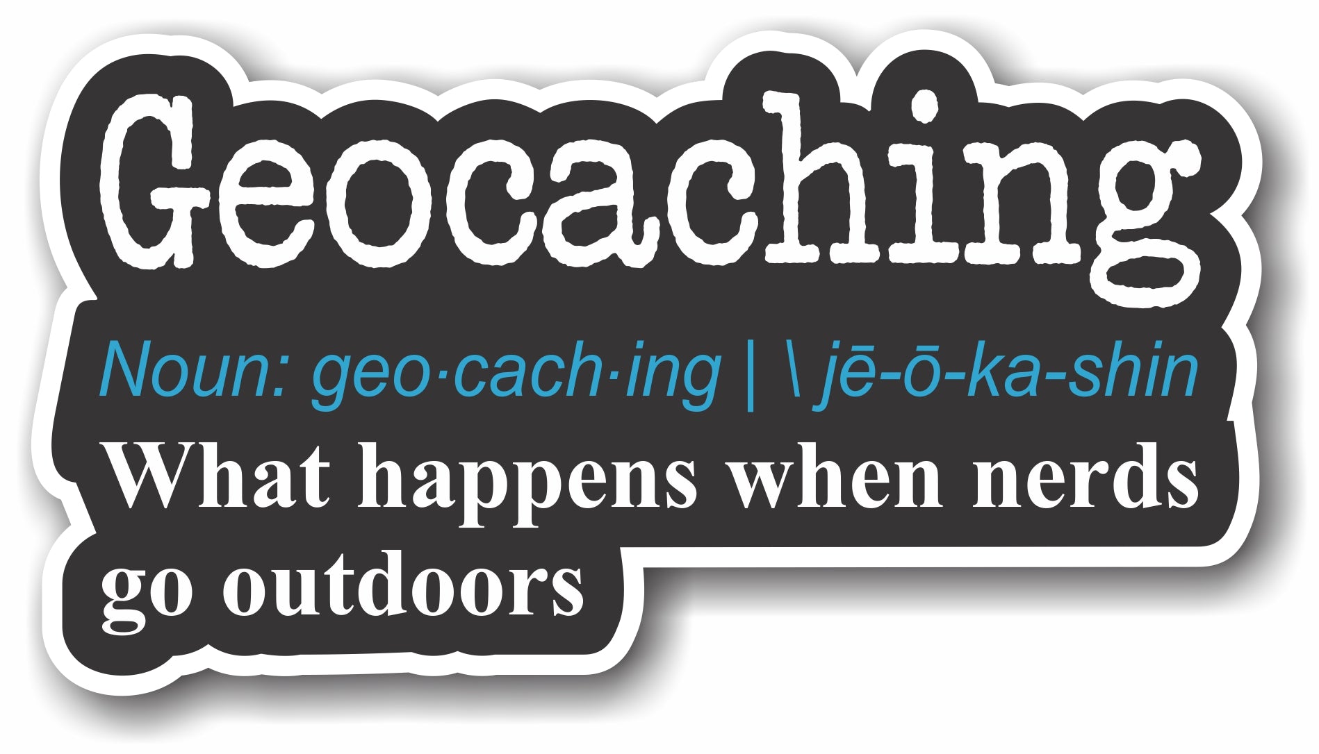 Sticker Geocaching Nerd