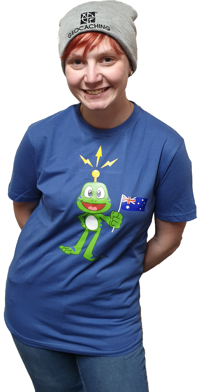 [Bargain] GeoTee Denim Blue with Signal