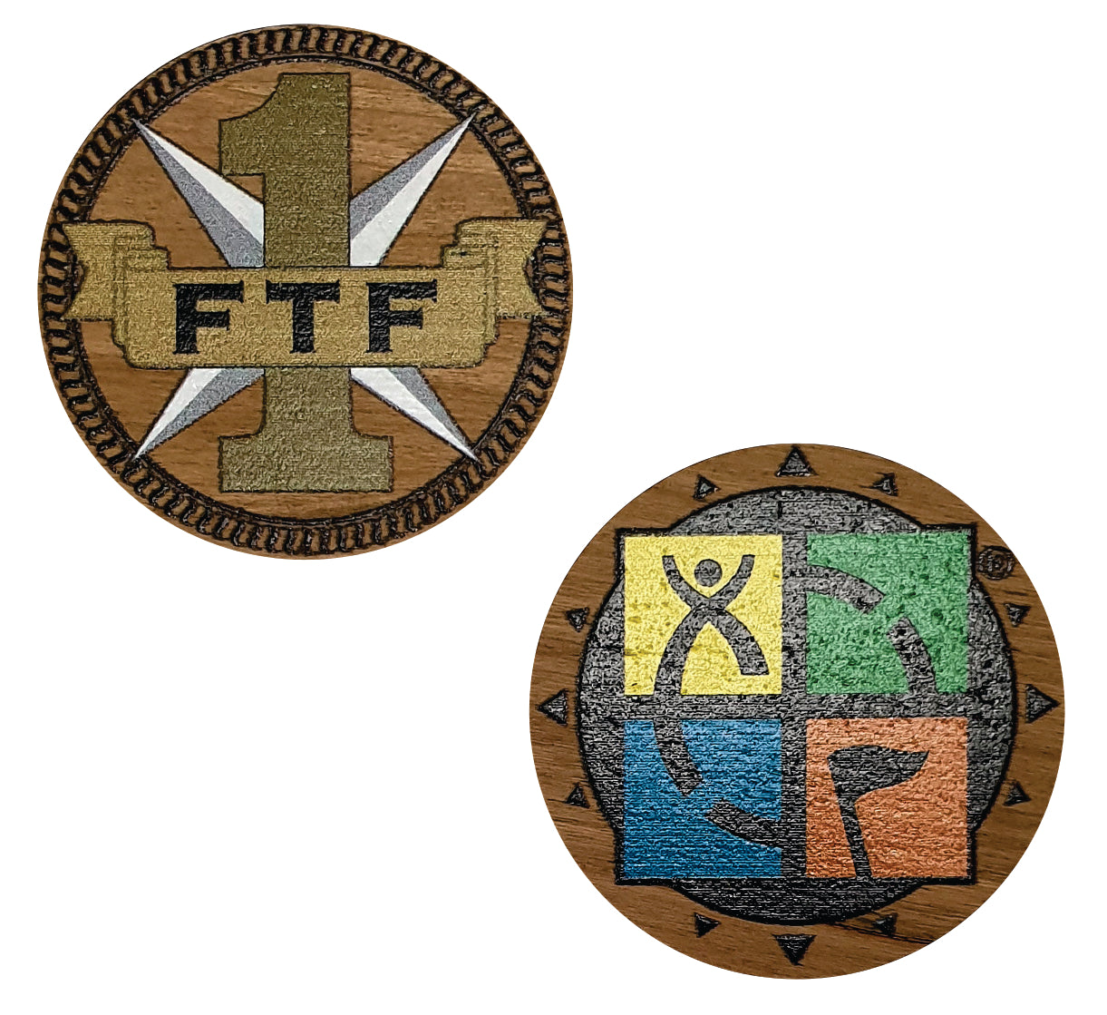 FTF Woody - Wooden Geocoin