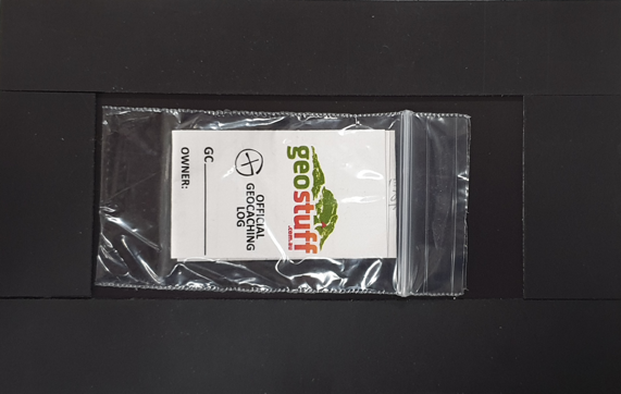 3 digit flat magnetic geocache container