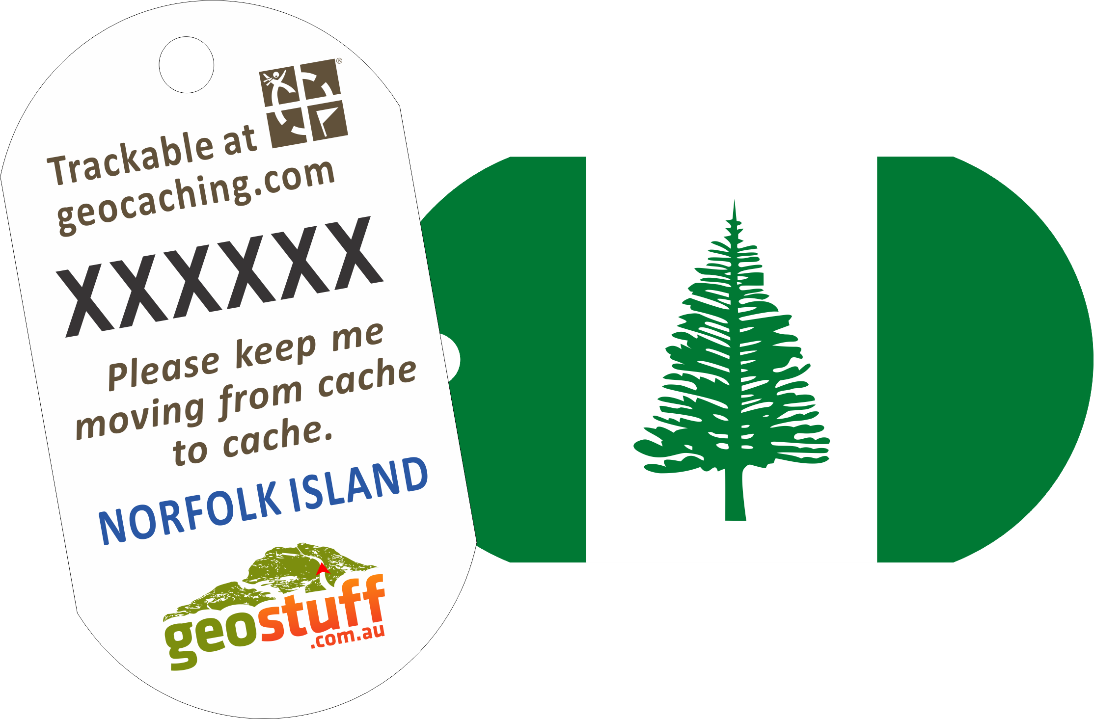 Australian, State and Territory Flag Travel Tags