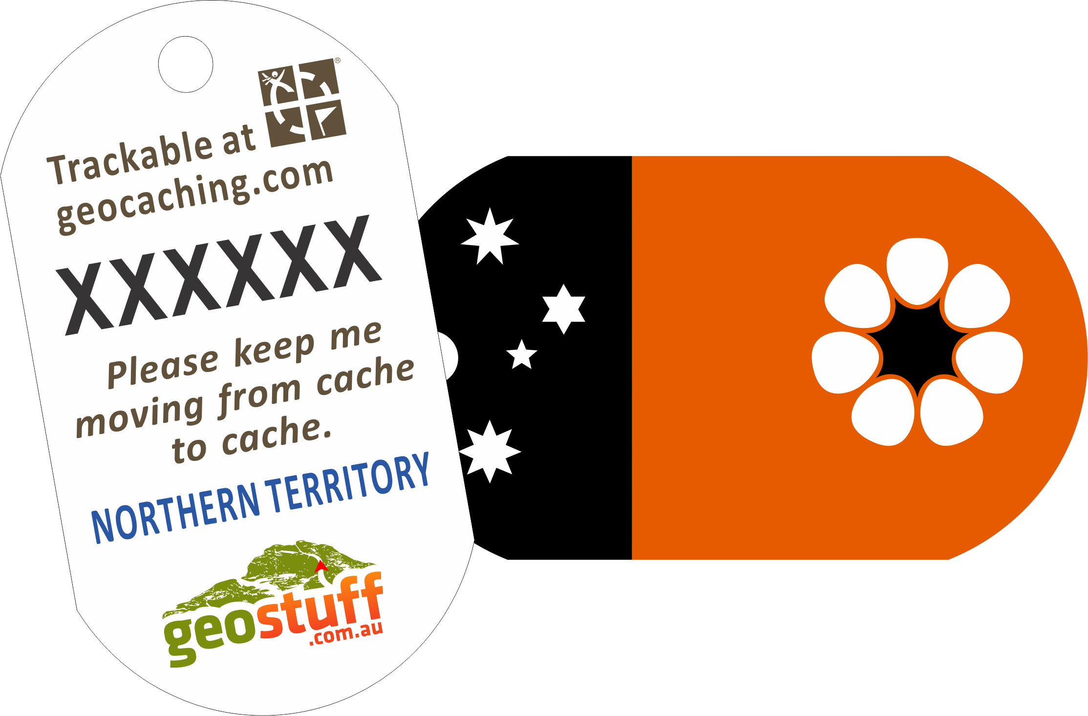 Australian, State and Territory Flag Travel Tags
