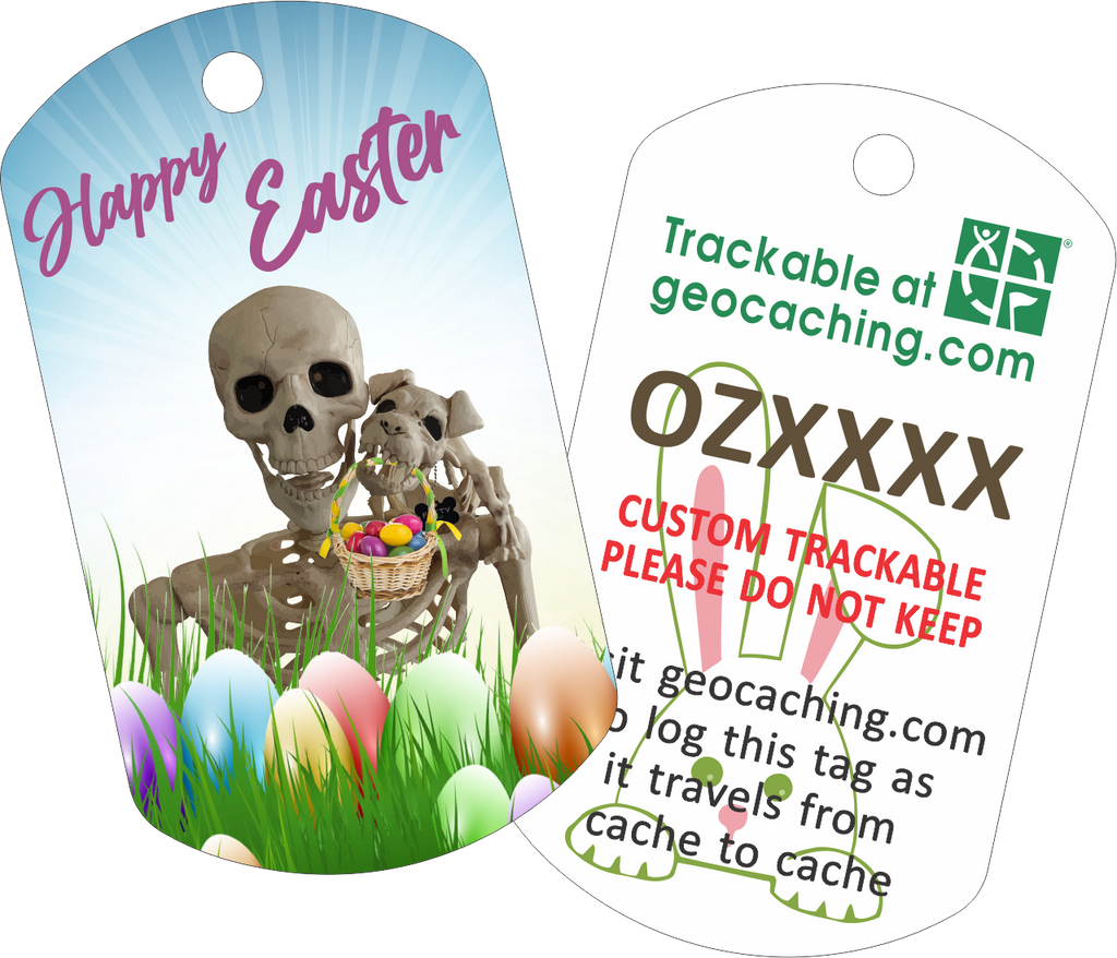 Ned's Happy Easter Travel Tag