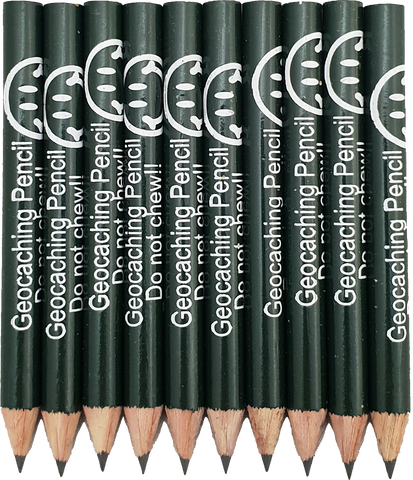 Stubby Geocaching pencil (10 pack)