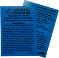 Stash Notes / Cache Notes - laminated card