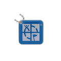Geocaching Logo Travel Tag- Blue