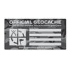 Geocache Label Urban Camo