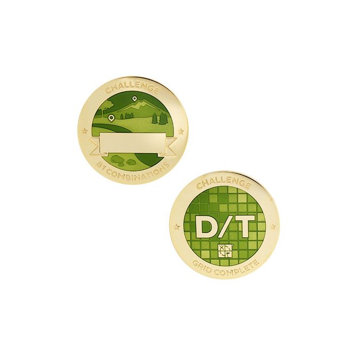 Challenges Geocoin and Tag Set - D/T Grid