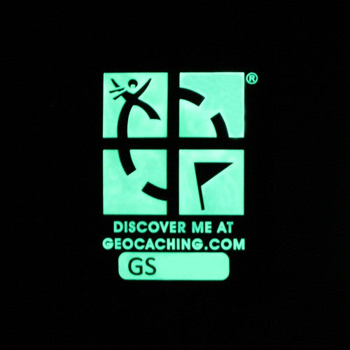 Geocaching Logo Glow In The Dark Trackable Patch