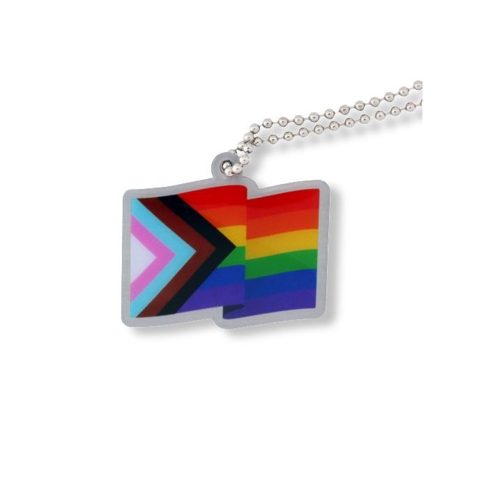 Progress Flag Travel Tag