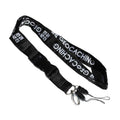 Lanyard Standard Black/White GC Woven