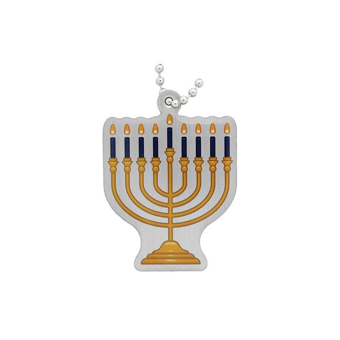 Menorah Travel Tag