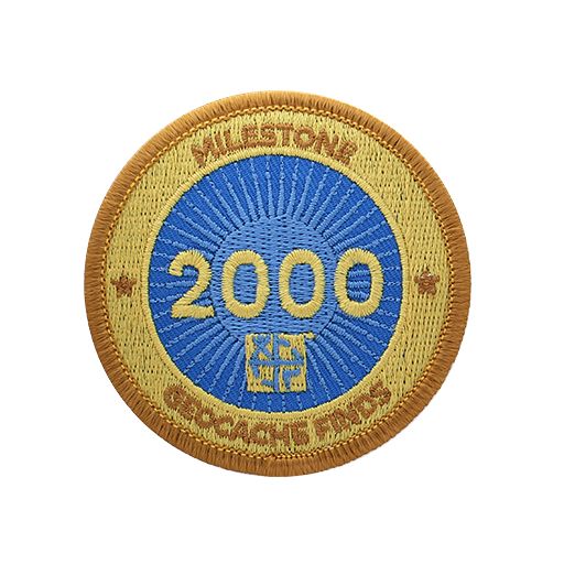 Milestone Patch - 2000 Finds