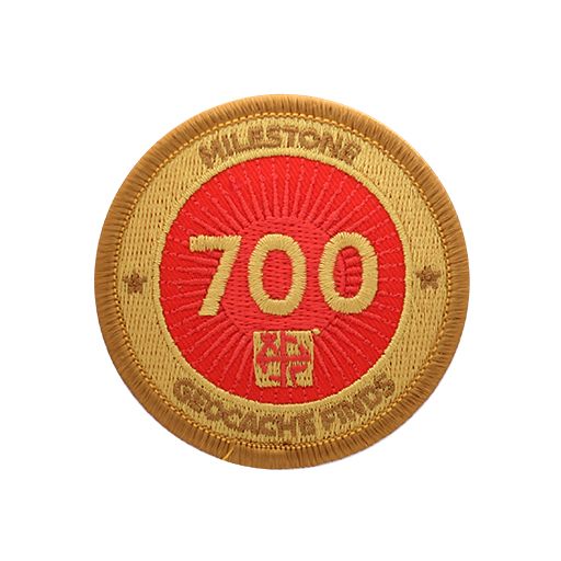 Milestone Patch - 700 Finds