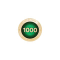 Milestone Pin - 1000 Finds