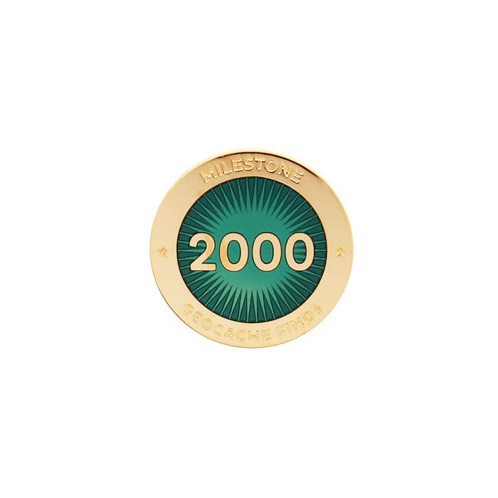 Milestone Pin - 2000 Finds