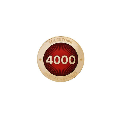 Milestone Pin - 4000 Finds