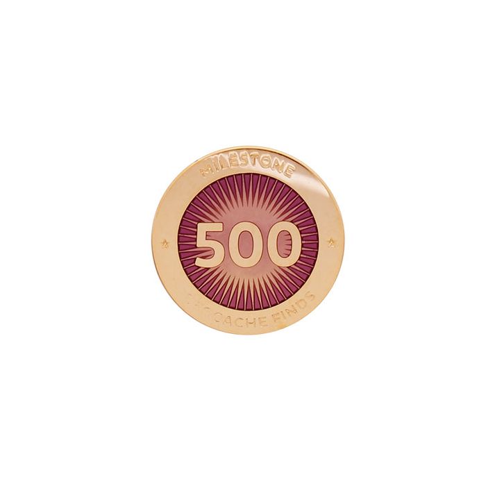 Milestone Pin - 500 Finds