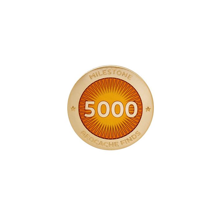 Milestone Pin - 5000 Finds