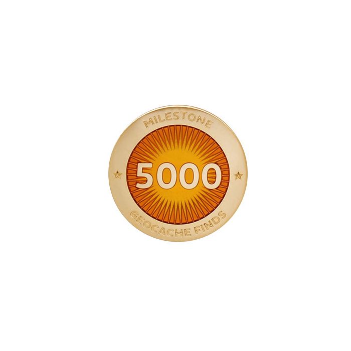 Milestone Pin - 5000 Finds