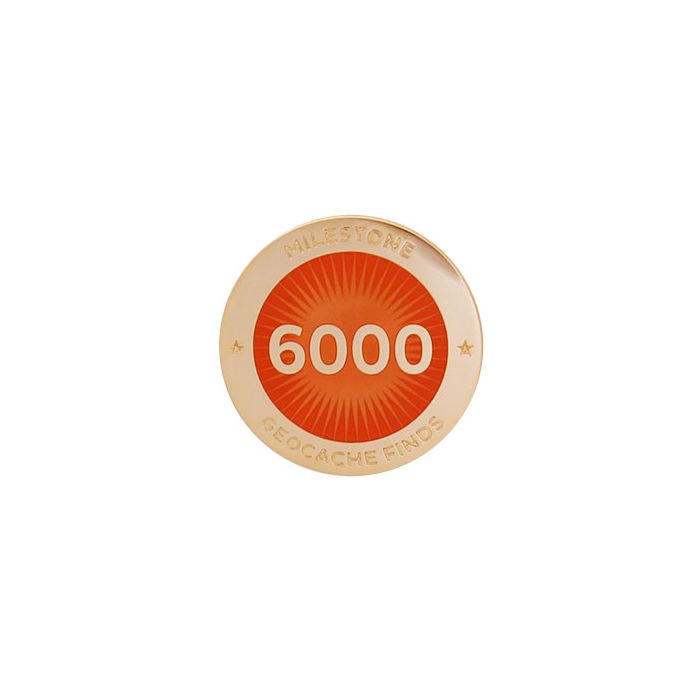 Milestone Pin - 6000 Finds