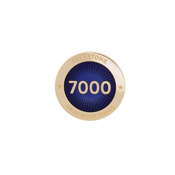 Milestone Pin - 7000 Finds