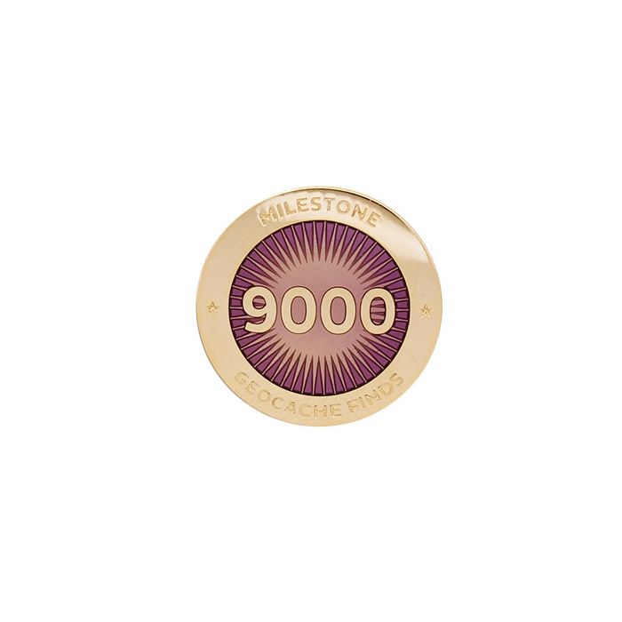 Milestone Pin - 9000 Finds
