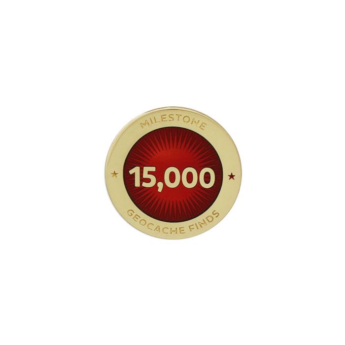 Milestone Pin - 15000 Finds
