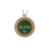 Milestone Geocoin and Tag Set - 20000 Finds