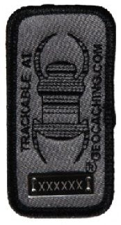 Geocaching Trackable Travel Bug® Patch