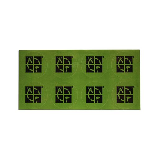 Sticker Geocaching Logo Mini 25mm Round 8 Pack