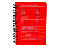 CacheQuarter Geocaching Notebook A6 red