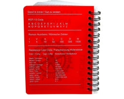 CacheQuarter Geocaching Notebook A6 red