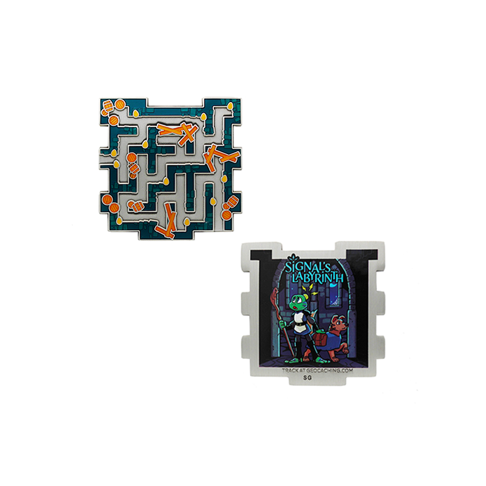 Signal's Labyrinth Geocoin Five - The Castle