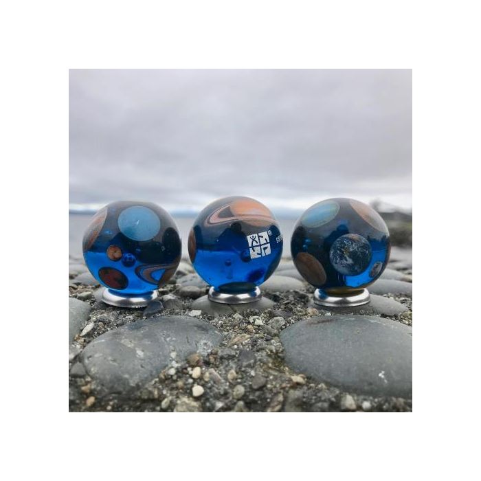 Marble Jumbo Trackable Solar System with Space Ships