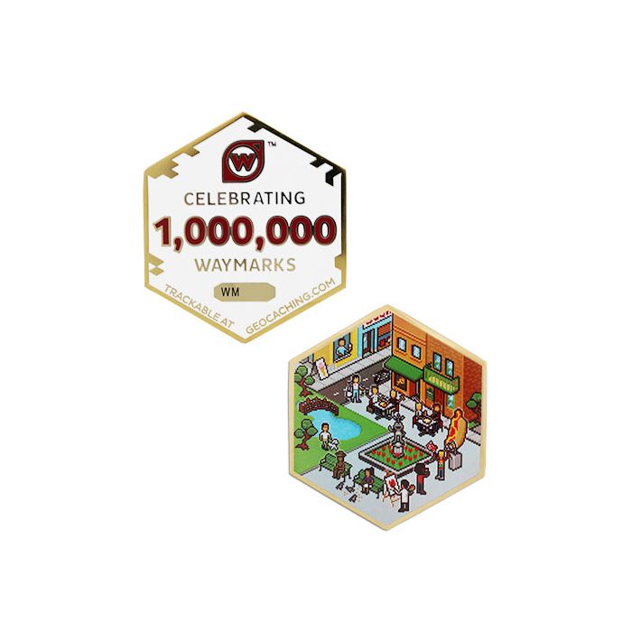 One Million Waymarks Geocoin