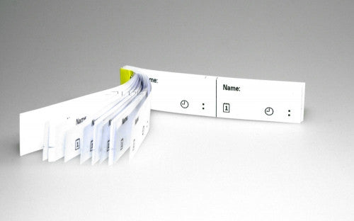 Logbook Long Micro Geocaching - Yellow - 200 logs